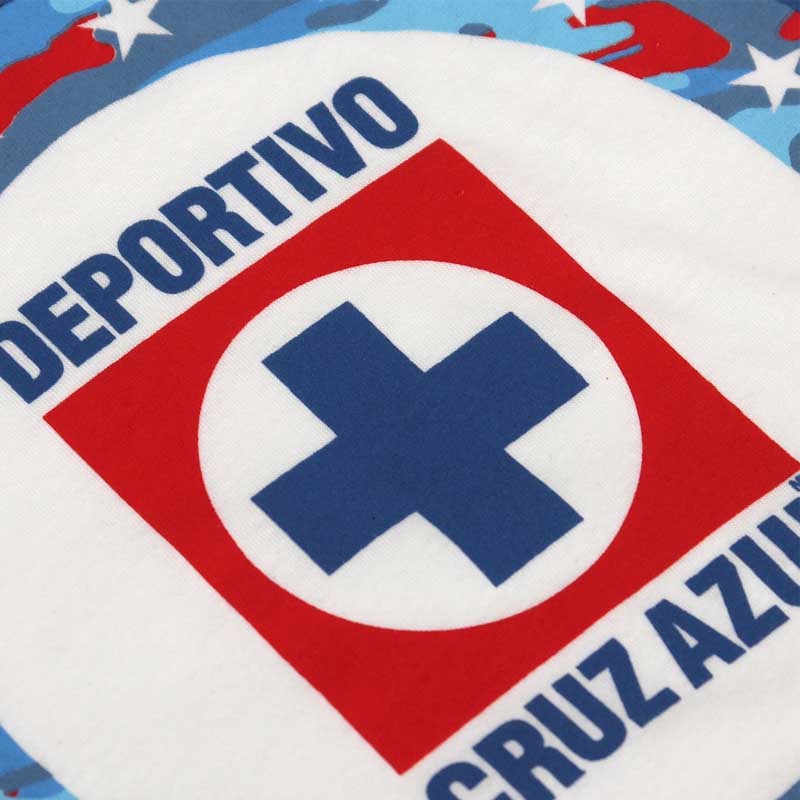 Playera Logo en Camuflaje Marca Cruz Azul Producto Oficial