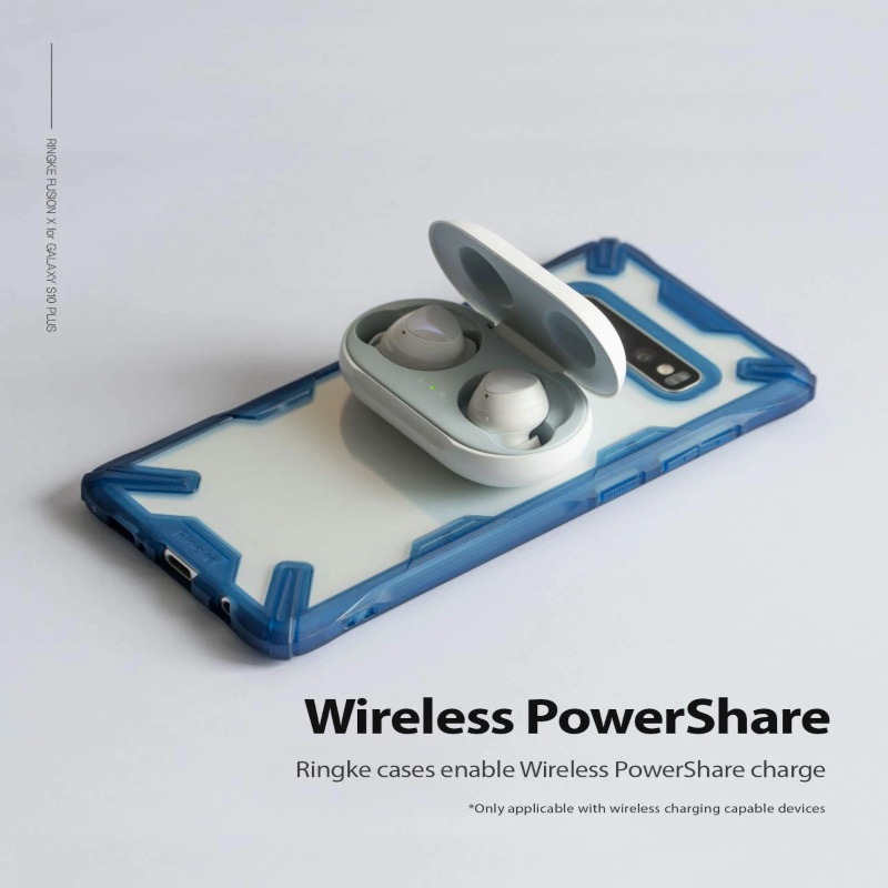 Funda Fusion X Azul Galaxy S10 Plus Ringke
