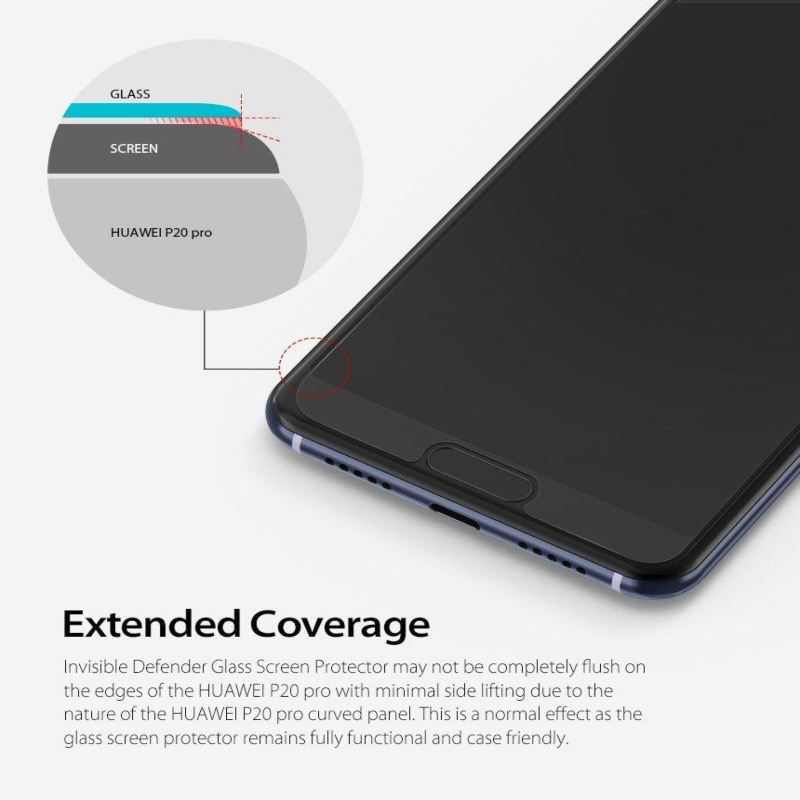 Mica ID Glass 0.33mm (3pack) Transparente Huawei P20 Pro Ringke