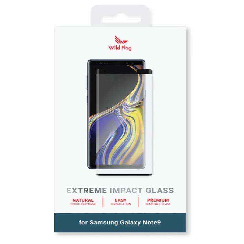 Mica Extreme Impact Glass Negro Galaxy Note 9 Wild Flag