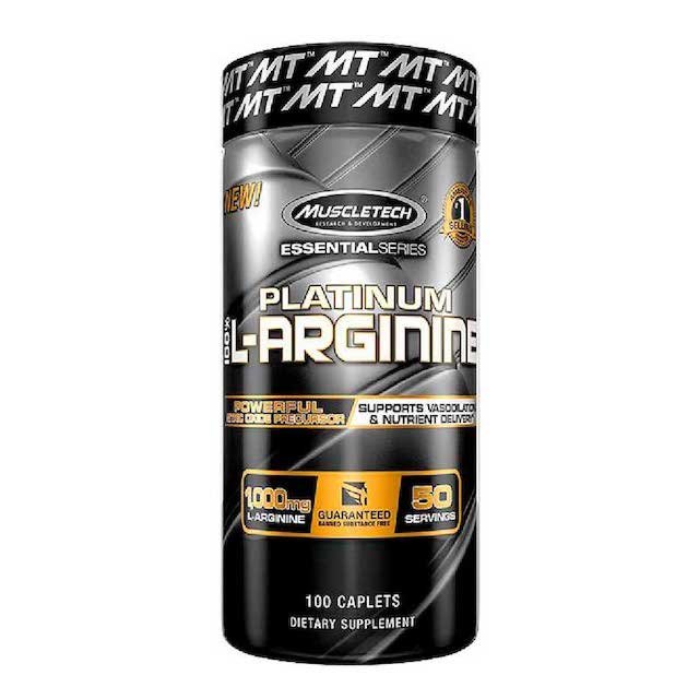 MuscleTech Platinum L-Arginine 50 Serv. 100 Caps. - Arginina