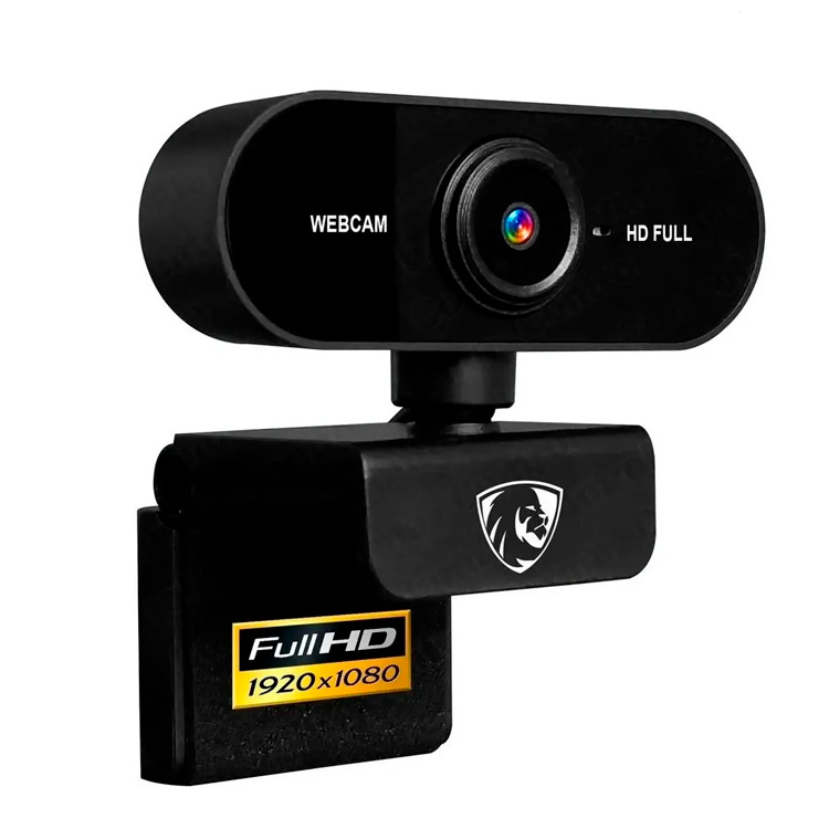 Cámara web / Cam Full HD 1080P USB 2.0 Con Micrófono Base Ajustable