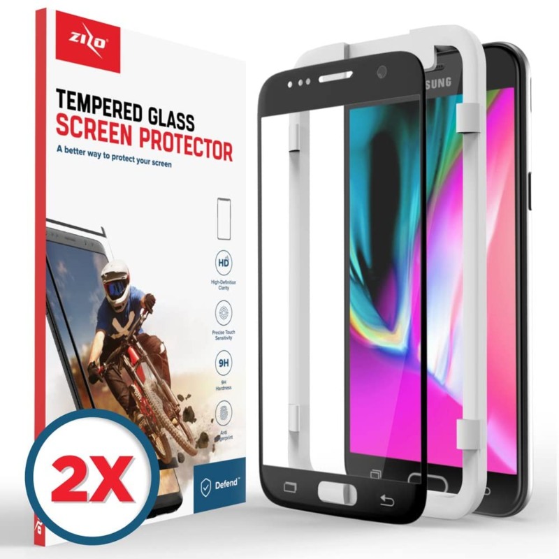 Mica Lightning Shield Negro Galaxy S7 Edge Zizo