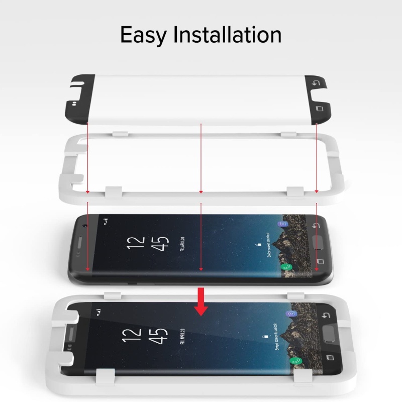 Mica Lightning Shield Negro Galaxy S7 Edge Zizo