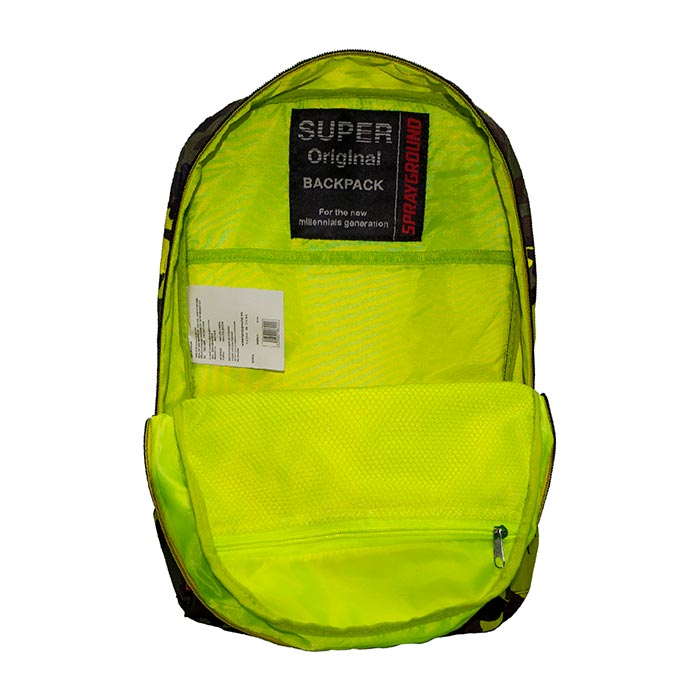Mochila Sprayground Yellow Camouflage