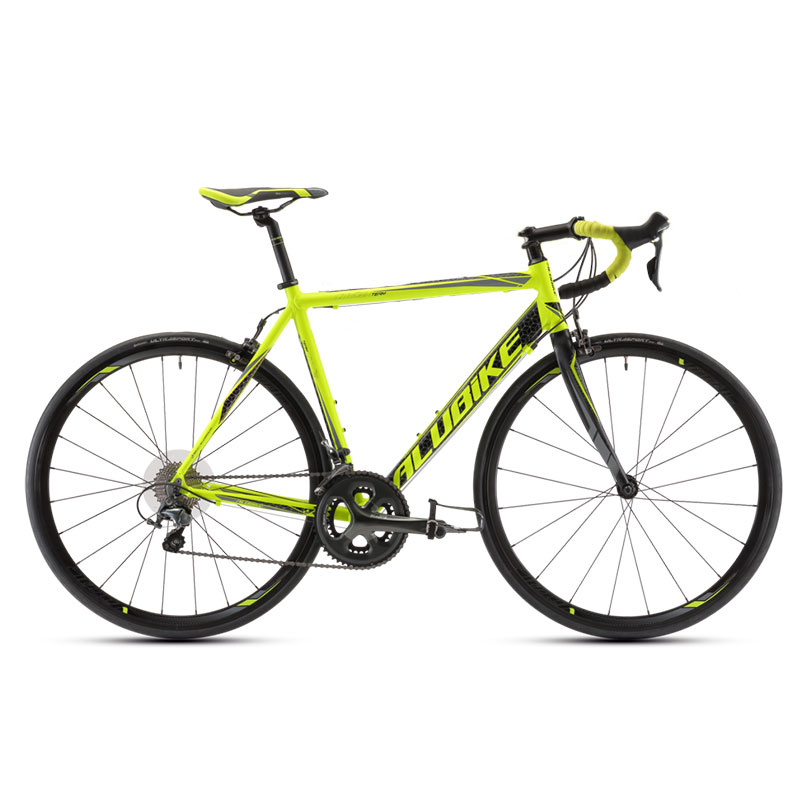 BICICLETA DE RUTA ALUBIKE SPORT CITROEN TEAM 7C 22V. AMARILLO T-56 