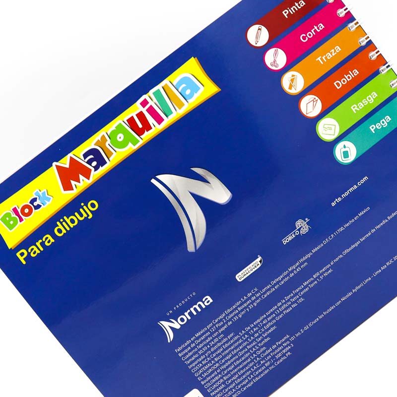 Block De Dibujo Cartulina Norma 20h Escolar