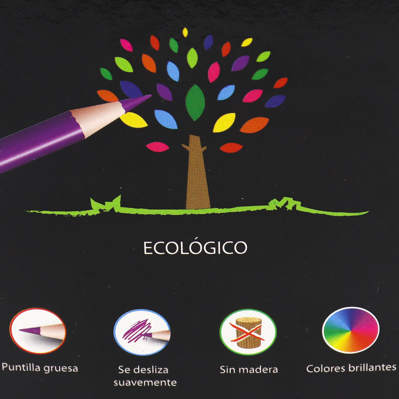 Lapices De Colores Baco Redondo 12 Pzas