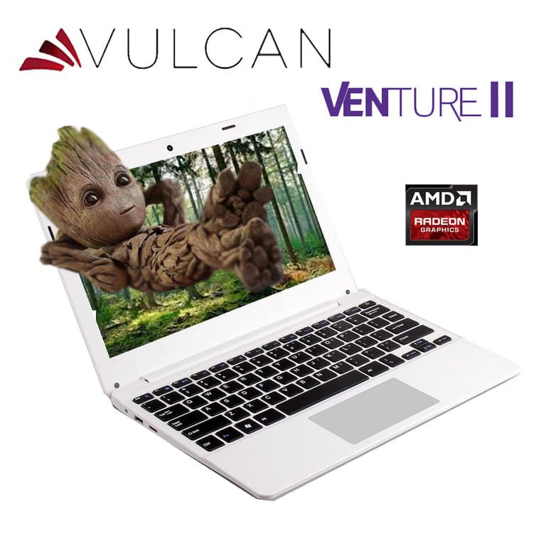 Laptop Vulcan Venture II 32GB 2GB ram 14 Pulgadas Quad Core + Impresora + Base + Mochila + Mouse