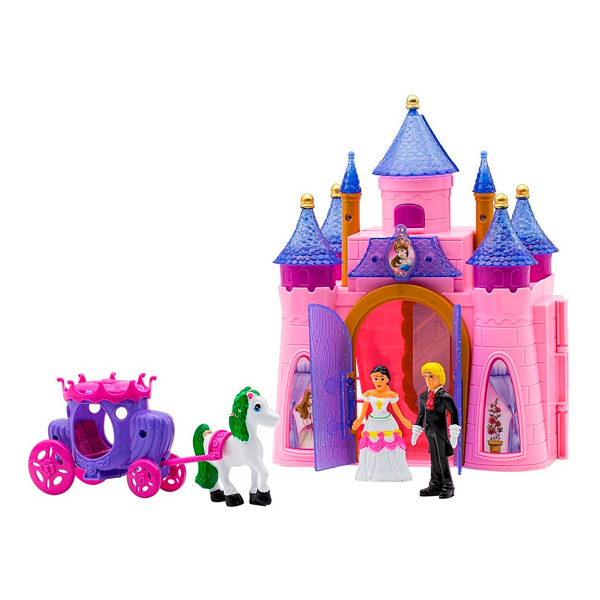 CASTILLO LUZ SONIDO JUGUETE DIDÁCTICO NIÑA 14PZ PRINCES KC1491023