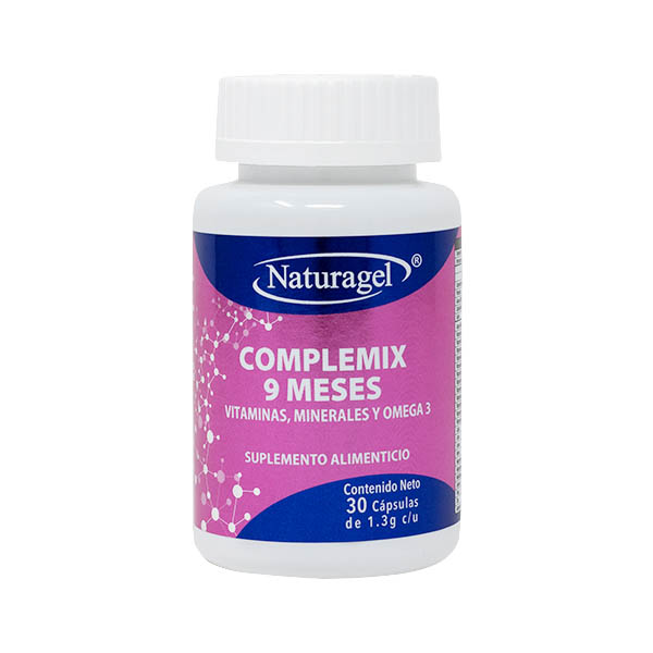 Complemix 9 meses ( Vitaminas, Minerales con Omega 3)  Naturagel