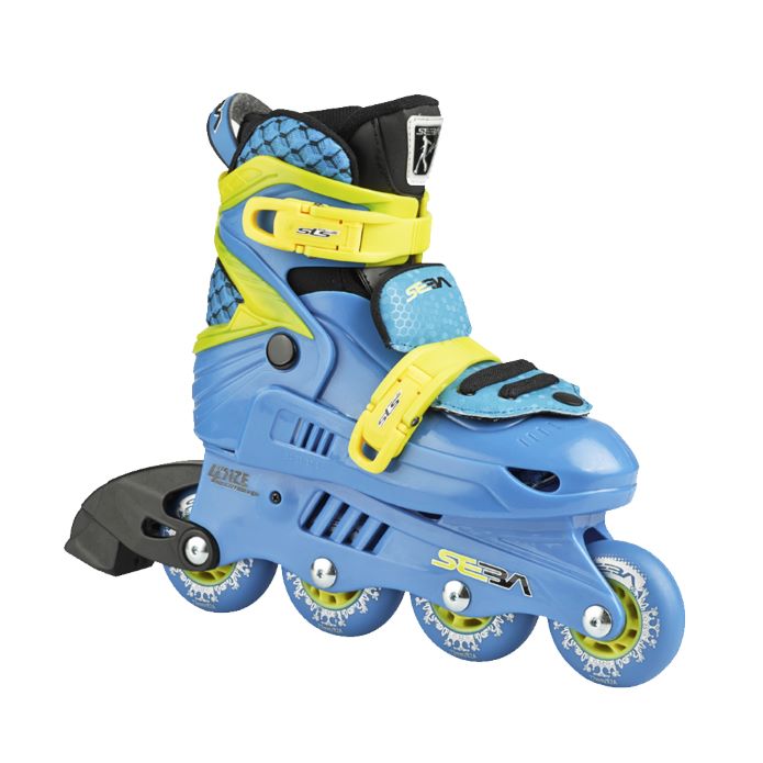 Patines Ajustables Seba Junior Blue/Yellow Para Niños y Niñas