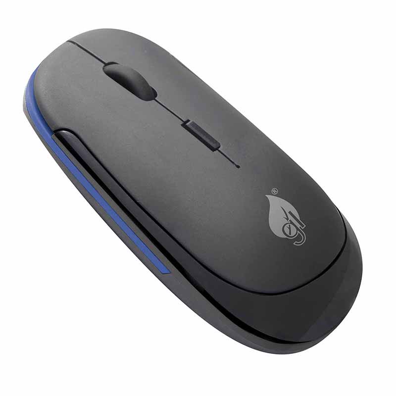 Mouse InalÃ¡mbrico Green Leaf Slim 1000 Dpis 18-8844