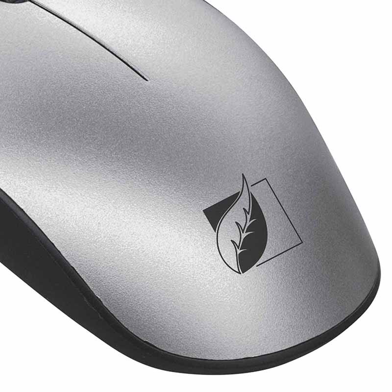 Mouse Inalambrico Green Leaf 1000 Dpis 3 Botones 18-8853