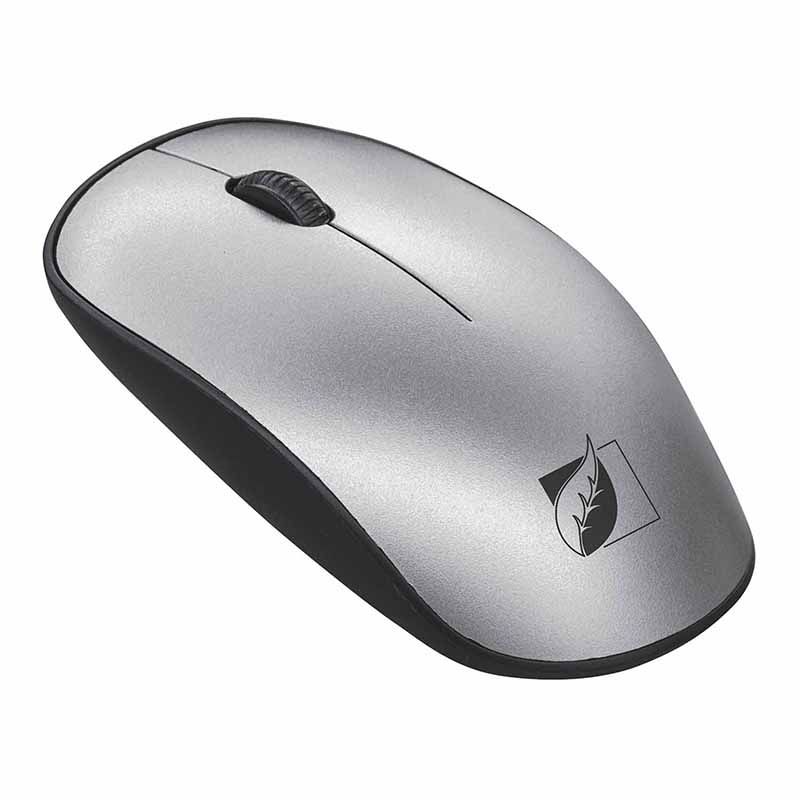 Mouse Inalambrico Green Leaf 1000 Dpis 3 Botones 18-8853