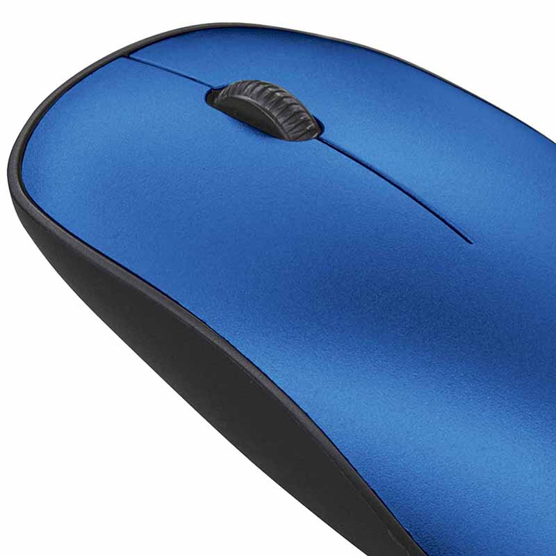 Mouse Inalambrico Green Leaf 1000 Dpis 3 Botones 18-8853