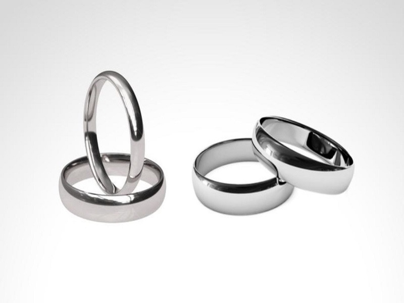 ARGOLLA DE MATRIMONIO ORO ROSADO, ORO Y PLATA