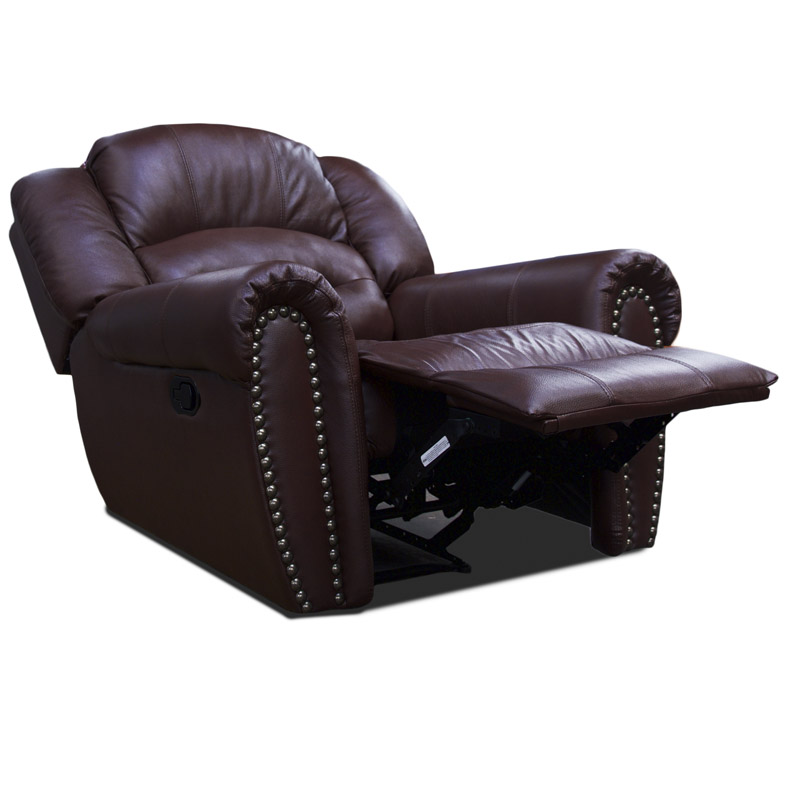Sillon Reclinable de Piel Genuina Oxford ConfortoPiel
