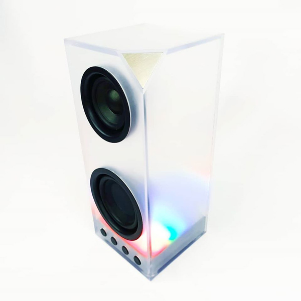 Kk Bocina Transparente Con Luz Recargable Wireless Bass M6