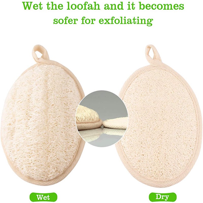 KIT DE 2 ESPONJAS LOOFAH BAÑO