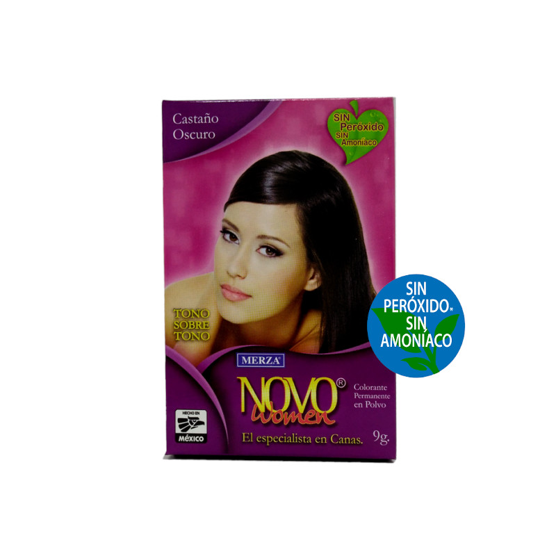 Merza Tinte Novo Women Castaño Oscuro Cubre Canas