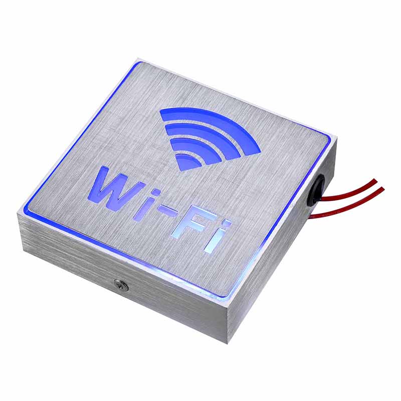 Anuncio Luminoso Color Azul Wifi Mtl-3008