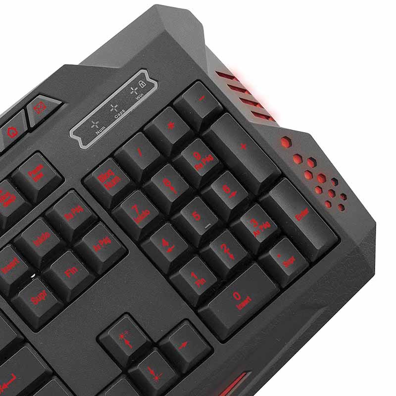 Kit Gamer Con Teclado Y Mouse Alámbricos Green Leaf 18-8300