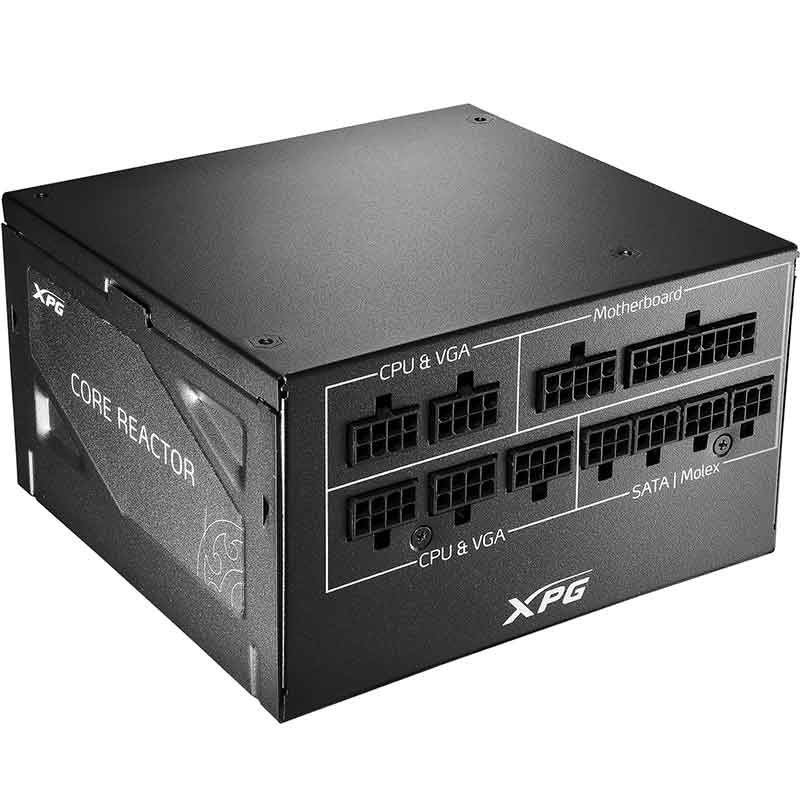 Fuente De Poder PC 850W Gamer XPG CORE REACTOR 80 Plus Gold Modular COREREACTOR850G-BKCUS 