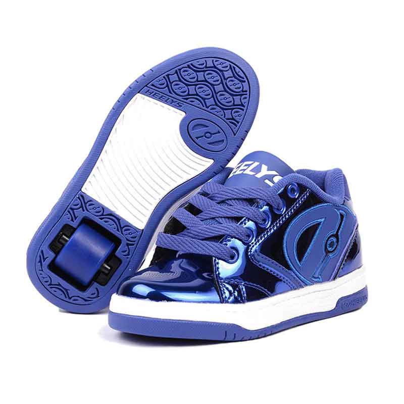Tenis Patin Para Niño Heelys Color Azul Con Una Rueda Desmontable