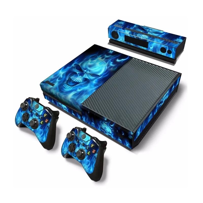 Xbox One Skin Estampas (Calavera azul)