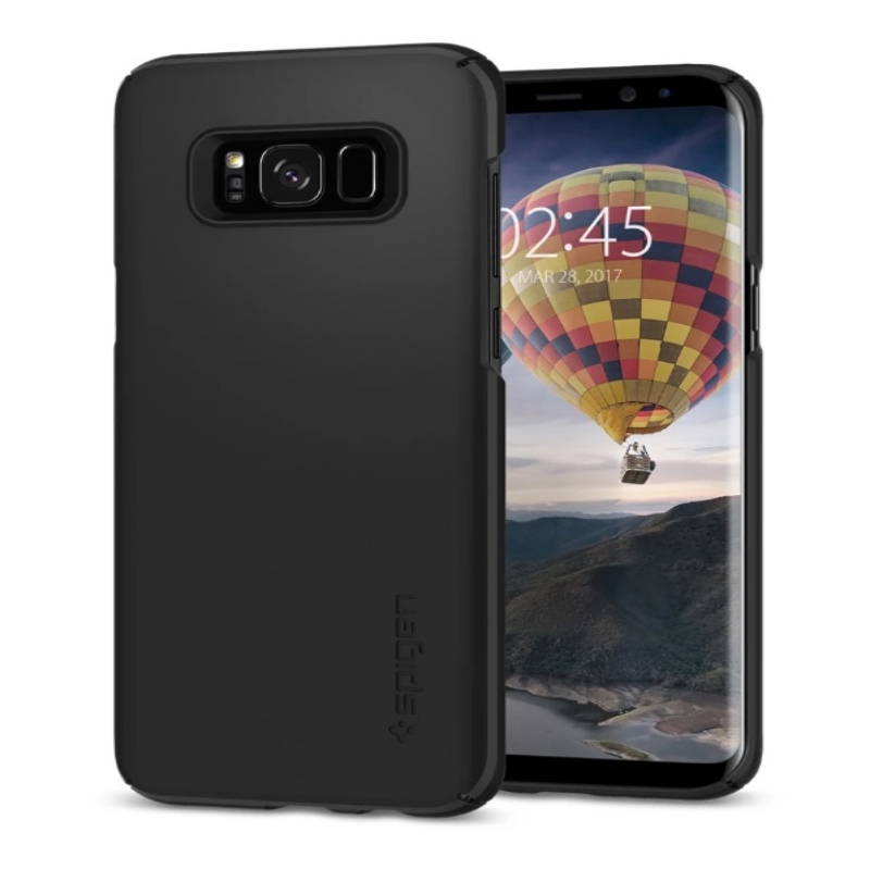 Funda Thin Fit Negro Galaxy S8 Plus Spigen