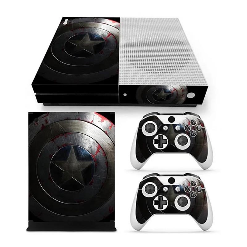 Xbox One S Skin Pegatina Estampas (Capitan Amertica)
