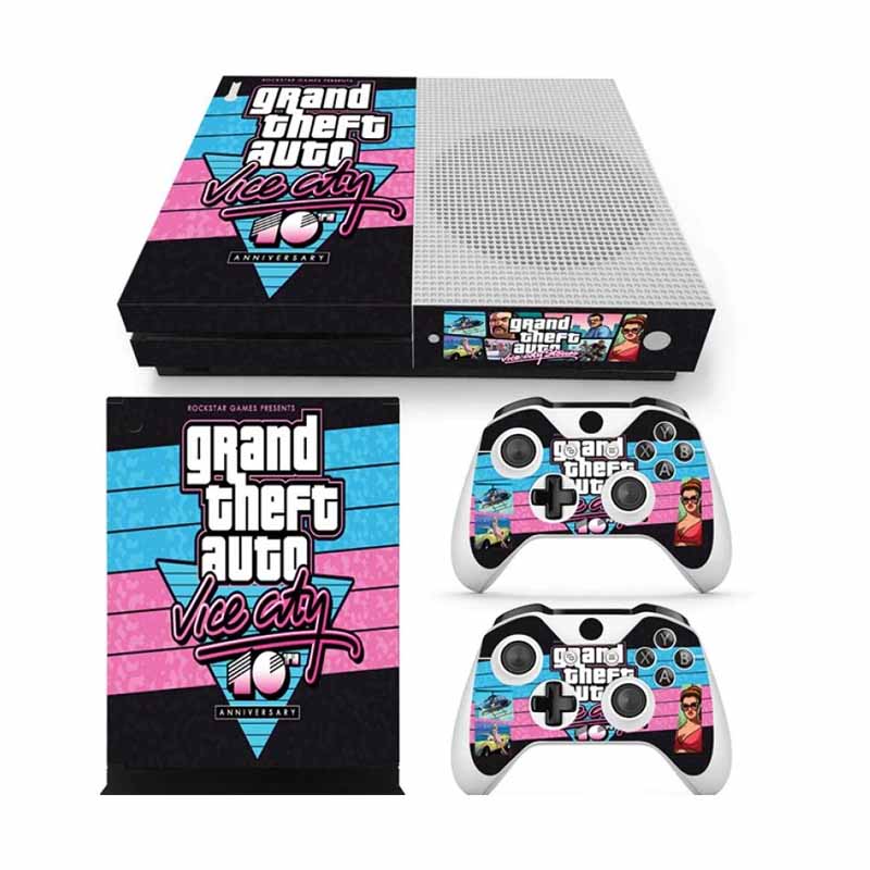 Xbox One S Skin Pegatina Estampas (Gta Vice City)