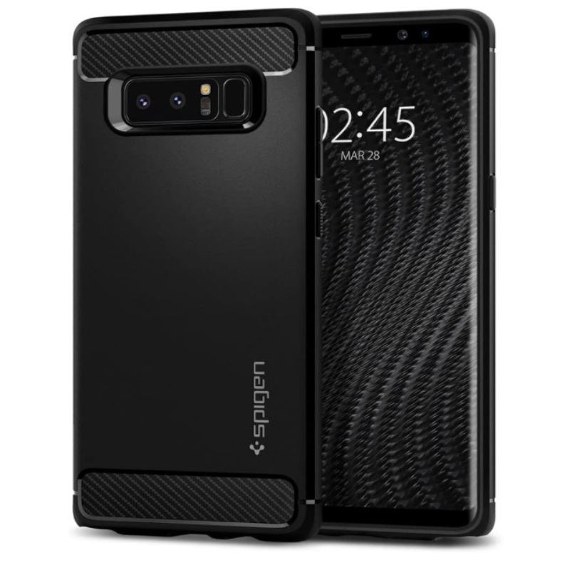 Funda Rugged Armor Negro Galaxy Note 8 Spigen