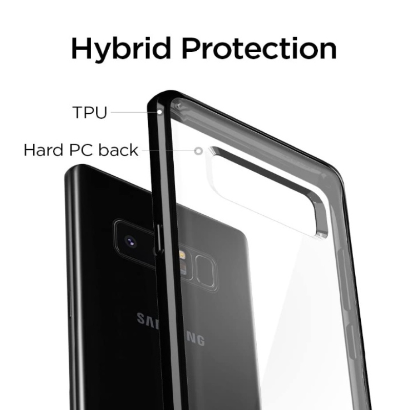 Funda Ultra Hybrid Negro Galaxy Note 8 Spigen
