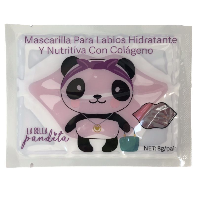 10 PACK, LBP Parches, Mascarilla de Colágeno Hidratantes con Ácido Hialurónico, para Labios. 10 Piezas.
