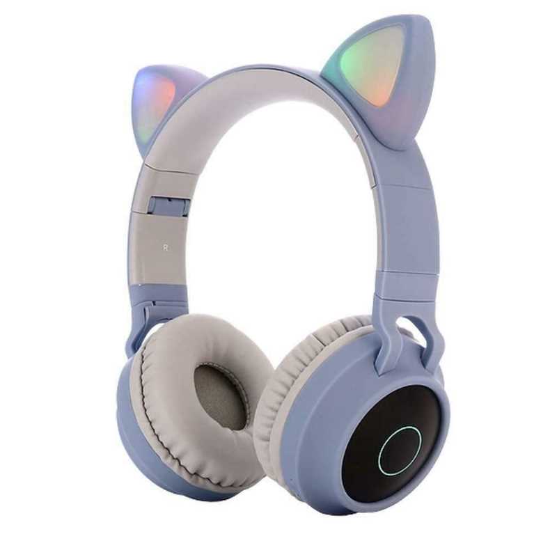 Audifonos Diadema Gato Bluetooth 5.0 high definition luces intercambiables Gadgets & fun 