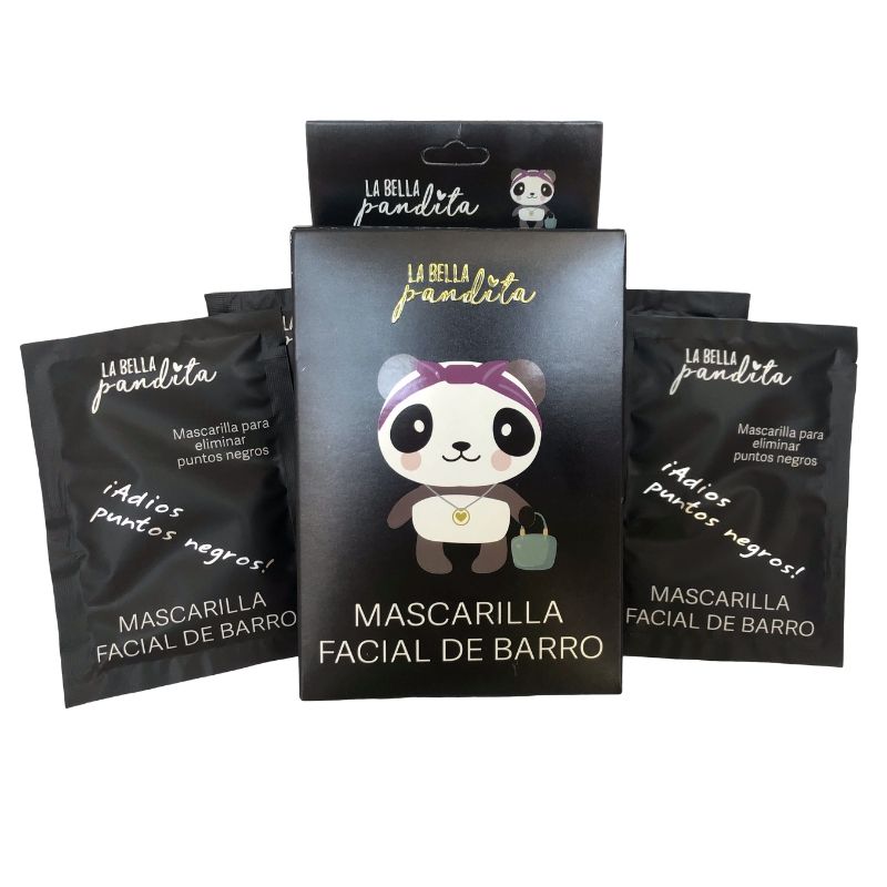 10 PACK, LBP Mascarilla Facial Peel-Off de Carbón activado de Bambú, para eliminar puntos negros, 20 gr cada sobre.
