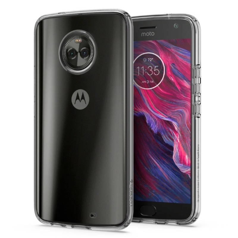Funda Rugged Armor Negro Moto X4 Spigen