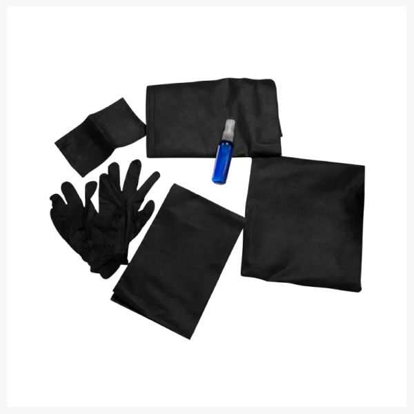 Kit sanitizante de viaje color negro