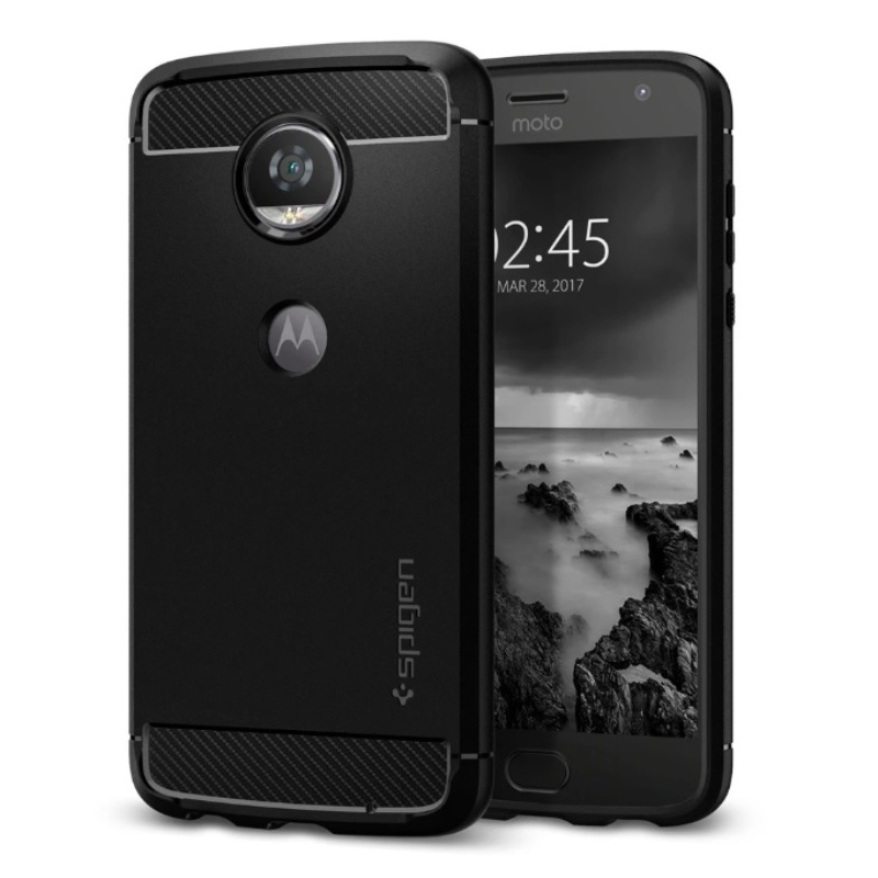 DFVmobile Étui Nylon Pour Motorola Moto Z2 Play – Housse Ceinture Noir