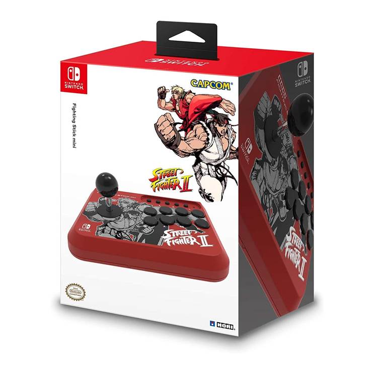 Switch Fighting Stick Mini: Edición Street Fighter (Ryu y Ken) Hori