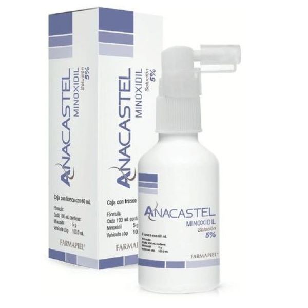 Anacastel Minoxidil 5% Tratamiento Barba y Cabello