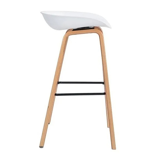 Banco Silla Alta Eames Hood Comedor Modernas Minimalistas Blanco