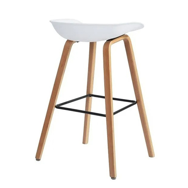 Banco Silla Alta Eames Hood Comedor Modernas Minimalistas Blanco