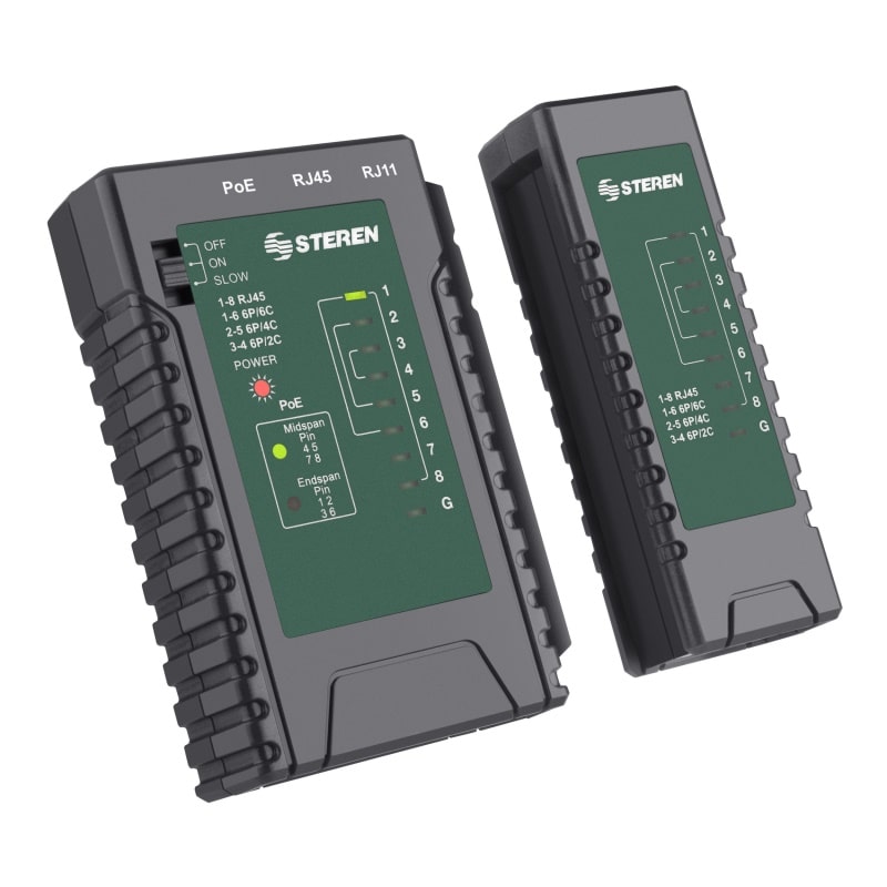 Probador Cables Red Utp Ftp Stp Poe Y Telefónico Steren