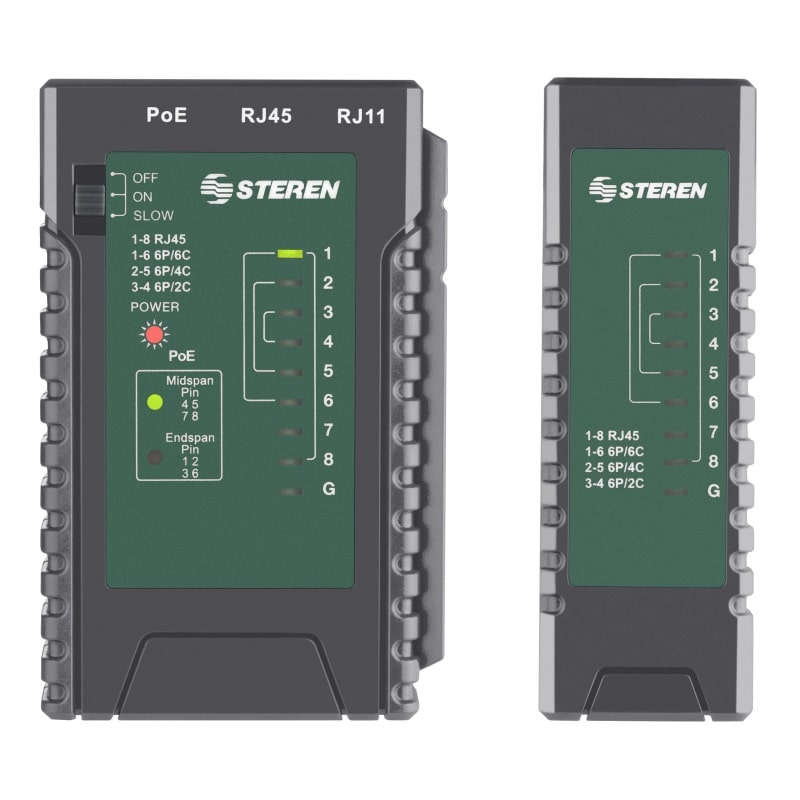 Probador Cables Red Utp Ftp Stp Poe Y Telefónico Steren