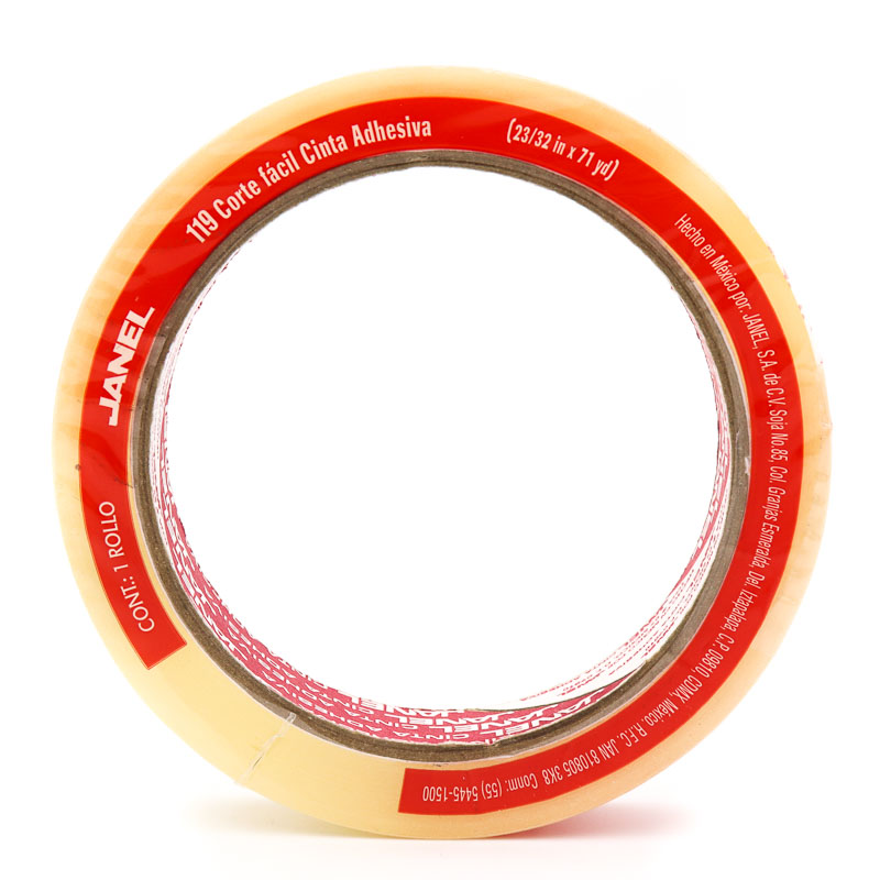 Cinta Adhesiva Janel 12mmx65m 119 Corte Facil