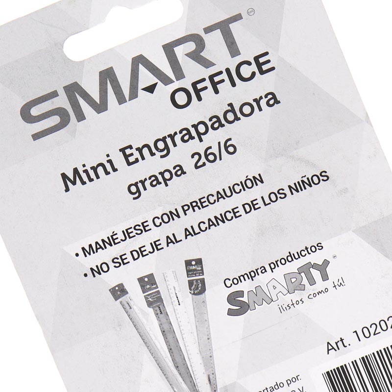 Engrapadora Mini Grapas Estandar Smart Office