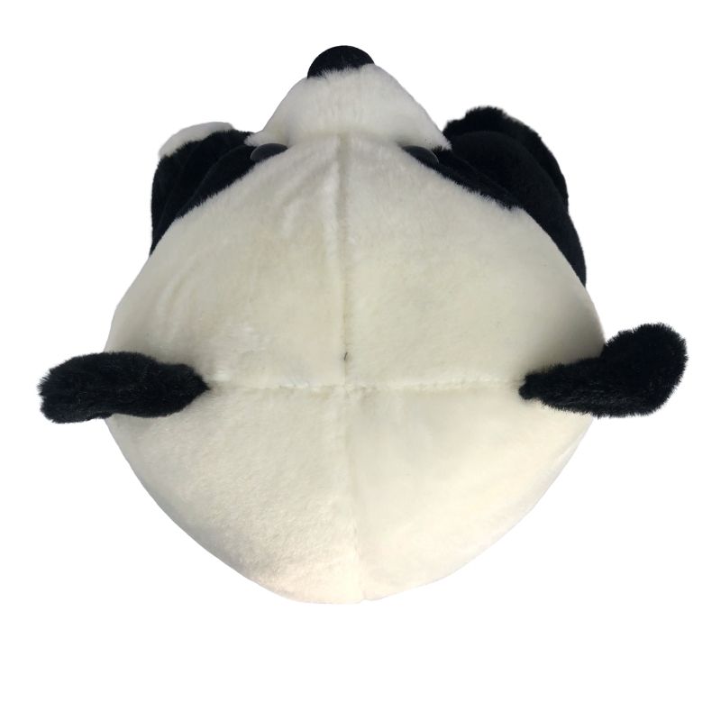 LBP Peluche de Oso Panda con Balón Futbol Soccer, Suave, Osito Panda de Peluche Sentado, Grande, 26x21x20.5cm (11Inx8.5Inx8In)